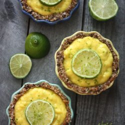 Raw Mango Lime Tarts