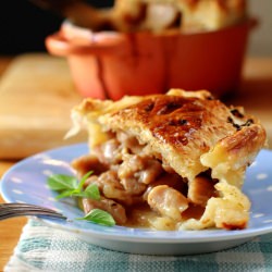 Honey Lemon Basil Chicken Pie