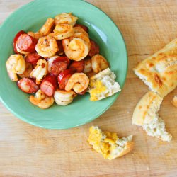 Shrimp & Chorizo: Spanish Tapas