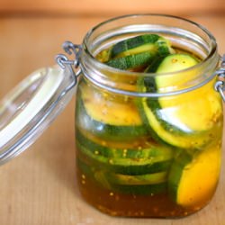 Sweet Zucchini Pickles Recipe