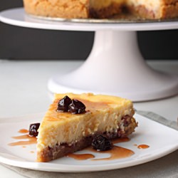 Mascarpone Sour Cherry Cheesecake