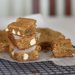 Peanut Butter Blondies