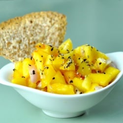 Peach, Ginger & Shallot Salsa