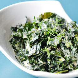 Creamed Kale with Thyme