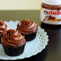 Chocolate Nutella Cupcakes