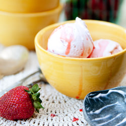 Strawberry Vanilla Ice Cream