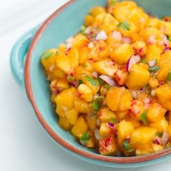 Fresh Peach Salsa