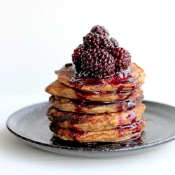Oatmeal Cinnamon Pancakes