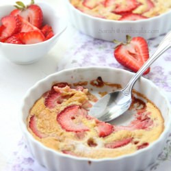 Summer Strawberry Flan