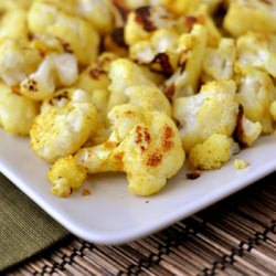 Roasted Curry Cauliflower