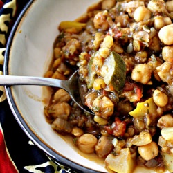 Chickpeas in Mint Sauce