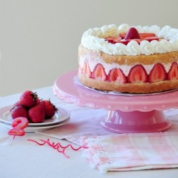 Meyer Lemon and Strawberry Mousse