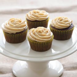 Chocolate Cupcakes with Peanut Butter
