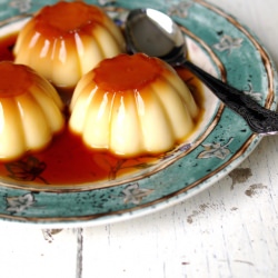 Eggless Caramel Pudding
