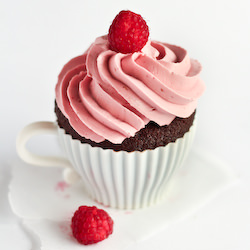 Raspberry Devil Cupcakes