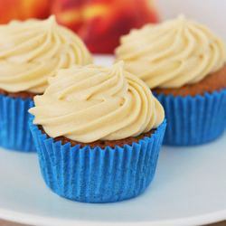 Peach Cupcakes