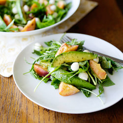 Grilled Peach and Avocado Salad