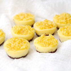 Mini Chocolate-Orange Cheesecakes