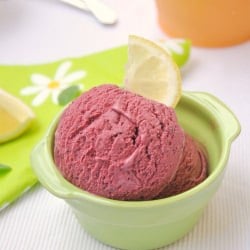 Lemon Blueberry Ice Cream