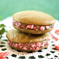 Vegan Peppermint Mocha Whoopie Pies