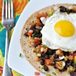 Mexican Breakfast Tostada
