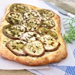 Eggplant Focaccia Bread