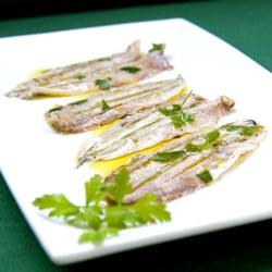 Marinated Fresh Anchovies