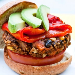 Sweet Potato Black Bean Burger