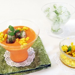 Peach Gazpacho