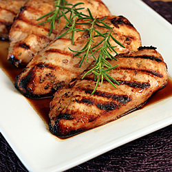 Grilled Raspberry Rosemary Chicken