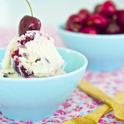 Rose Cherry Vanilla Ice Cream