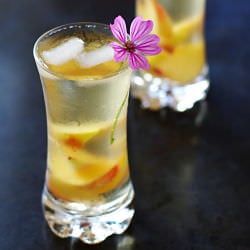 Ice Tea with Peaches