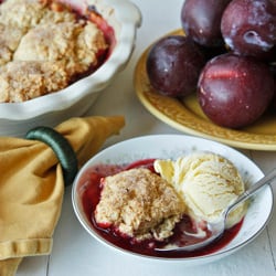 Light Plum Cobbler