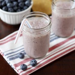 Blueberry Cobbler Smoothies