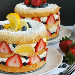 Fresh Fraisier Cakes