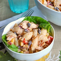 BBQ Chicken Southwest Pasta Salad