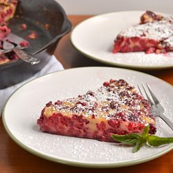 Raspberry Clafoutis