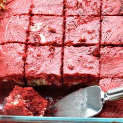 Red Velvet Swirl Cheesecake Brownie