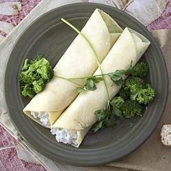 Chicken Broccoli Crepes