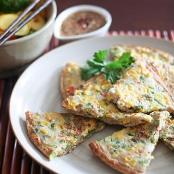 Korean Style Corn Pancakes