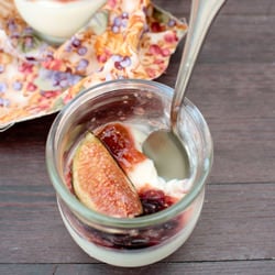 Panna Cotta with Figs