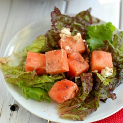 Watermlon Goat Cheese Salad