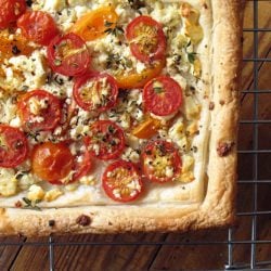 Cherry Tomato & Feta Tart