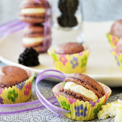 Blackberry Macaron