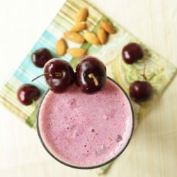 Cherry Almond Vanilla Smoothie