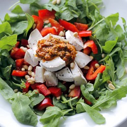 Red Peppers and Red Pepper Pesto