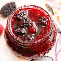 Jam of Blackberries and Raspberries