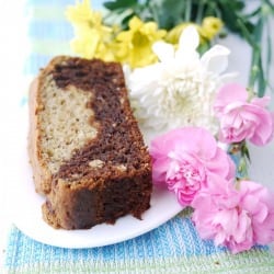 Black Bottomed Banana Bread
