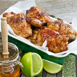 Lime and Honey Glazed Chicken Thigh