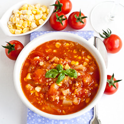 Tomato Corn Chowder